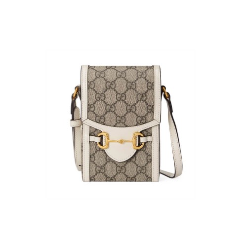 Gucci GG Supreme Horsebit 1955 Mini Bag 625615