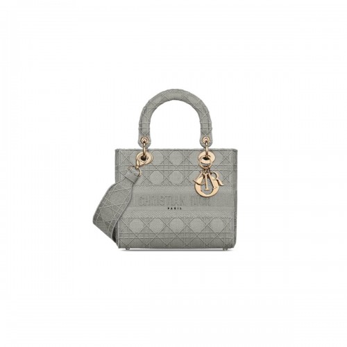 Dior Medium Lady D-Lite Cannage Embroidery M0565