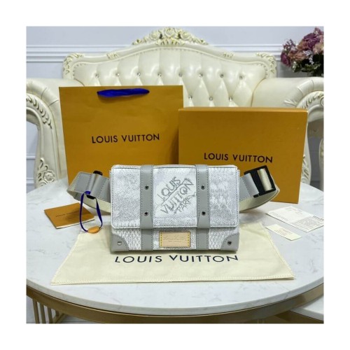 Louis Vuitton Damier Salt Canvas Trunk Slingbag N50061