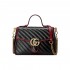 Gucci GG Marmont Small Top Handle Bag 498110 Black