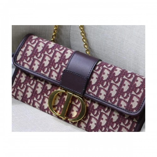 Christian Dior 30 Montaigne Jacquard Canvas Clutch Bag M9206