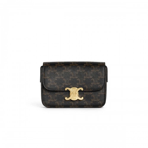 Celine Nano Triomphe Bag In Triomphe Canvas 191902