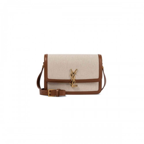 Saint Laurent YSL Solferino Medium Canvas Crossbody Bag 634305