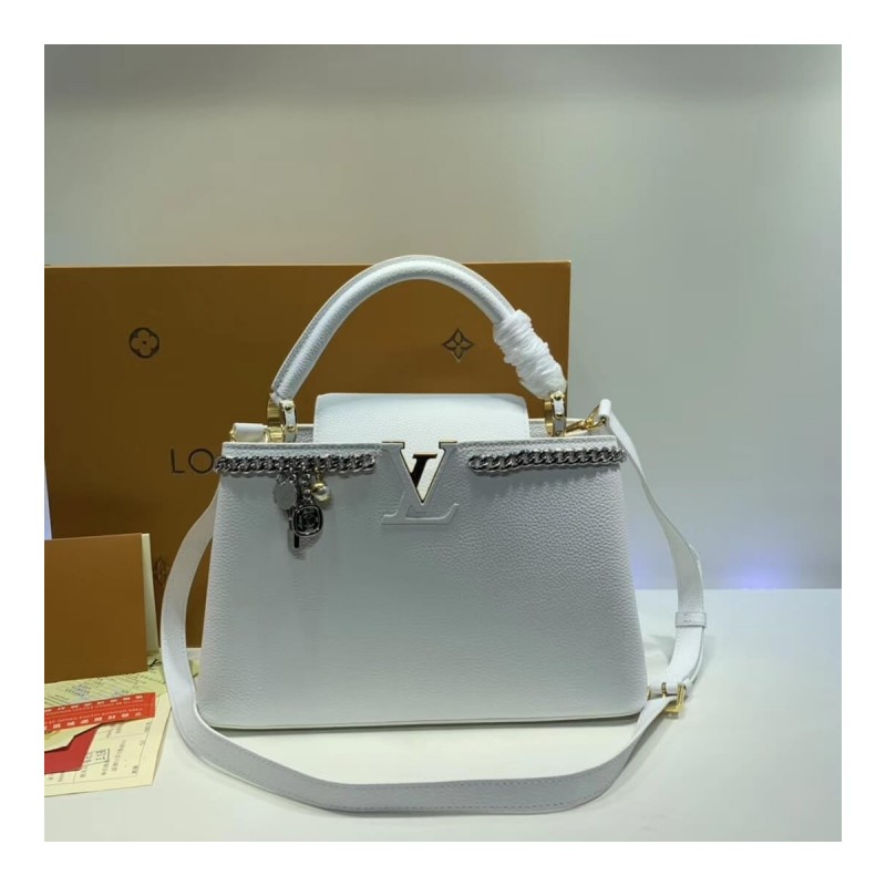 Louis Vuitton Taurillon Leather Capucines PM M52963