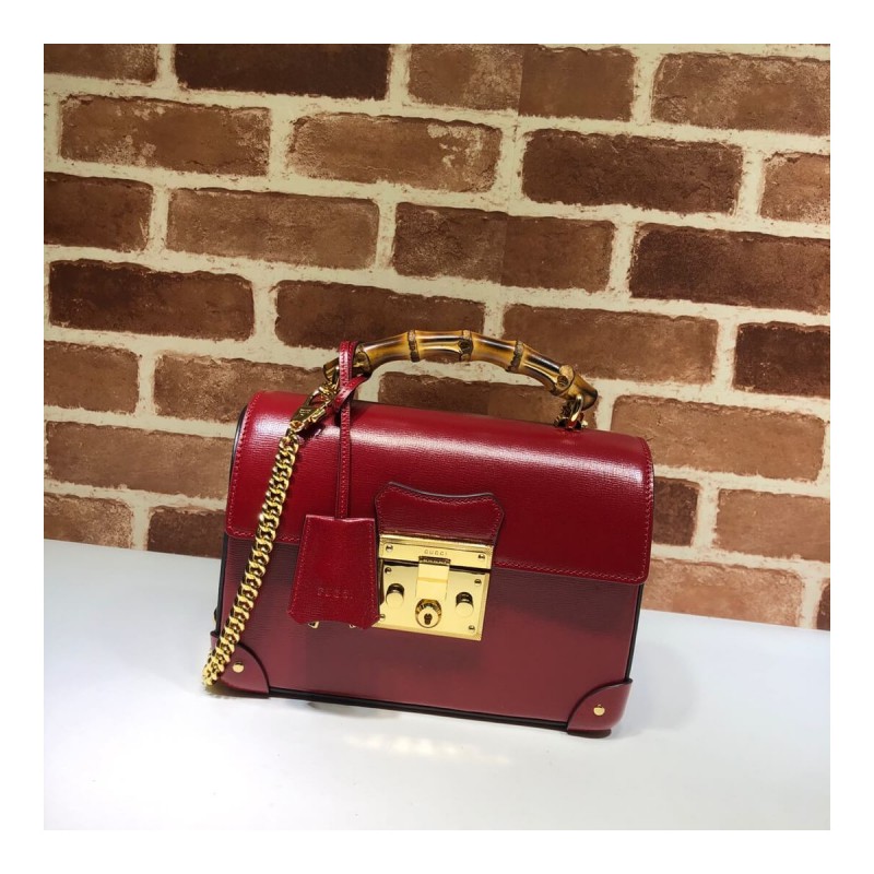 Gucci Padlock Small Bamboo Shoulder Bag 603221