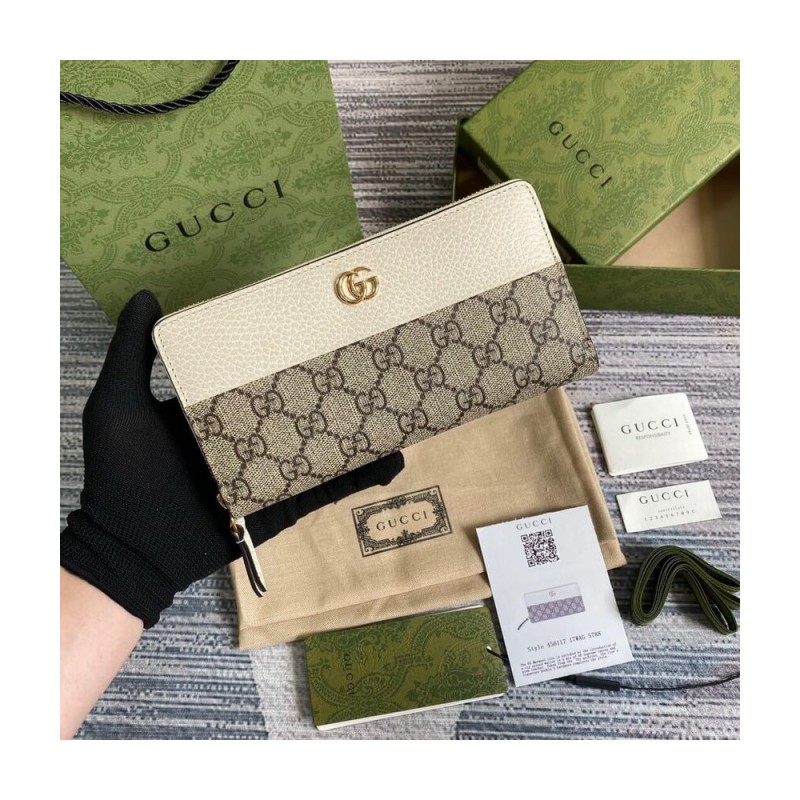 Gucci GG Marmont Zip Around Wallet 456117