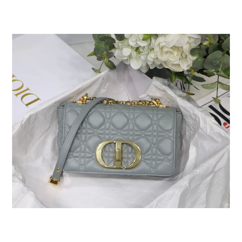 Dior Small Caro Bag in Supple Cannage Calfskin M9241