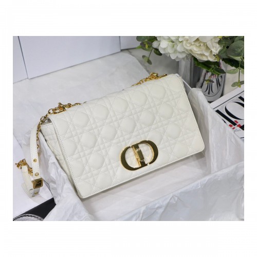 Dior Large Caro Bag in Supple Cannage Calfskin M9243