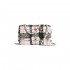 Chanel Tweed 20cm Classic Flap Bag A01116 White/Black
