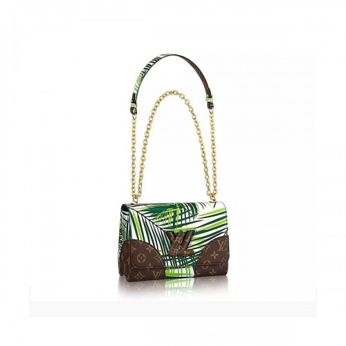 Louis Vuitton Palm Print Twist MM Bag M50282