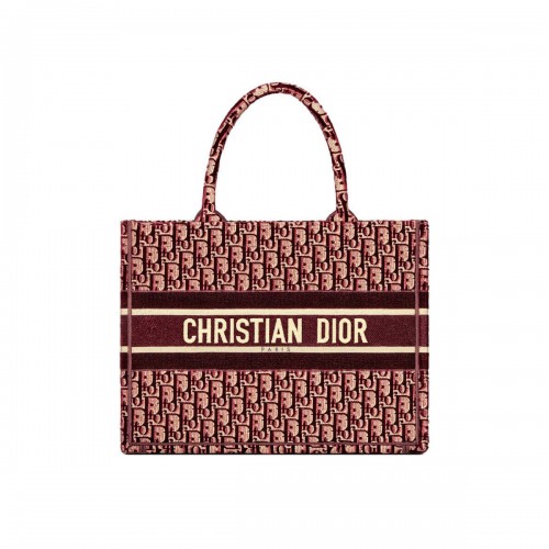 Christian Dior Small Book Tote Embossed Velvet M1296