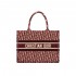 Christian Dior Small Book Tote Embossed Velvet M1296