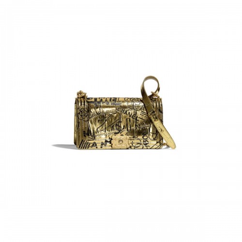 Chanel Crocodile Embossed Boy Chanel Handbag A67086