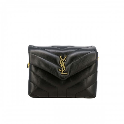 Saint Laurent Loulou Toy Bag In Matelassé Y Leather 467072