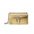 Gucci Dionysus Small Shoulder Bag in Gold Lame Leather 499623