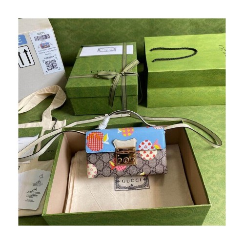 Gucci Les Pommes Padlock Mini Bag 652683