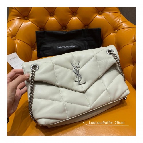 Saint Laurent Loulou Puffer Small Bag In Quilted Lambskin 577476