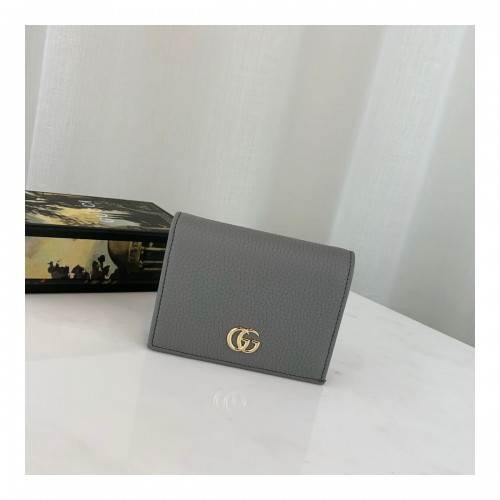 Gucci Leather Card Case Wallet 456126