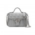 Gucci GG Marmont Grey Matelasse Leather Mini Top Handle Bag 583571