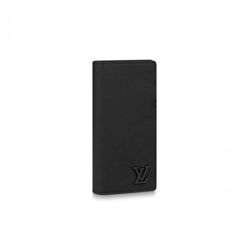 Louis Vuitton Grained Calf Leather Brazza Wallet M69980