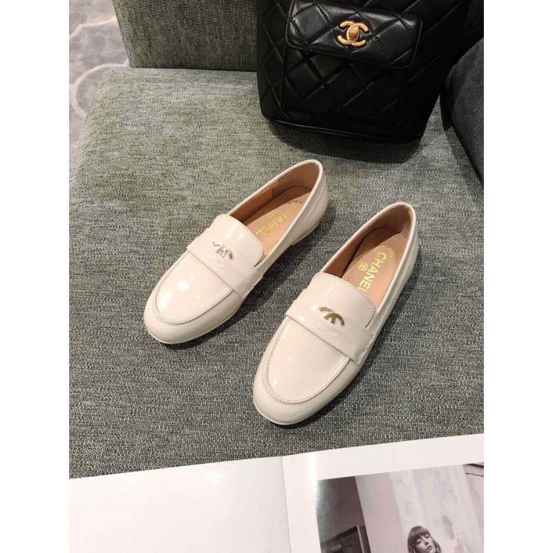 Chanel Patent Leather Loafers G35631
