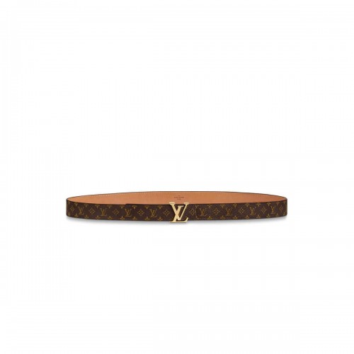 Louis Vuitton 25mm Mini Monogram Canvas LV Initials Belt M9781W