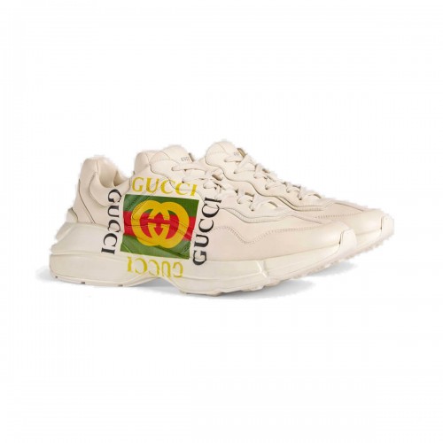 Gucci Rhyton Gucci Logo Leather Sneaker 500878