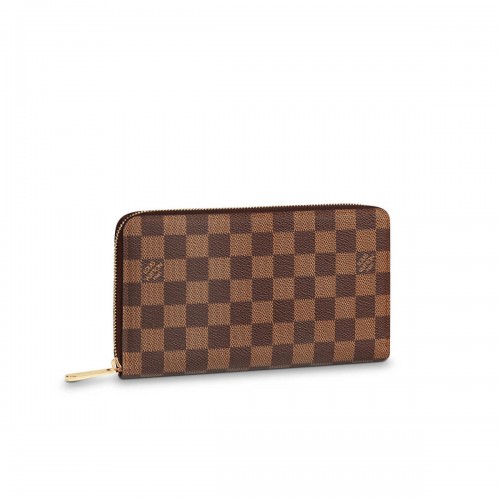 Louis Vuitton Damier Ebene Canvas Zippy Organizer Wallet N63502/N60003