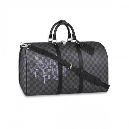 Louis Vuitton Damier Graphite Keepall Bandoulière 50 N40263 N40264