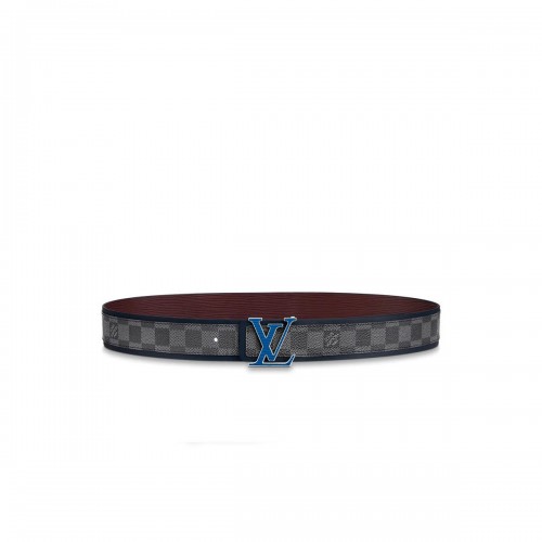 Louis Vuitton Damier Graphite LV Initiales 40mm Reversible Belt M0197U