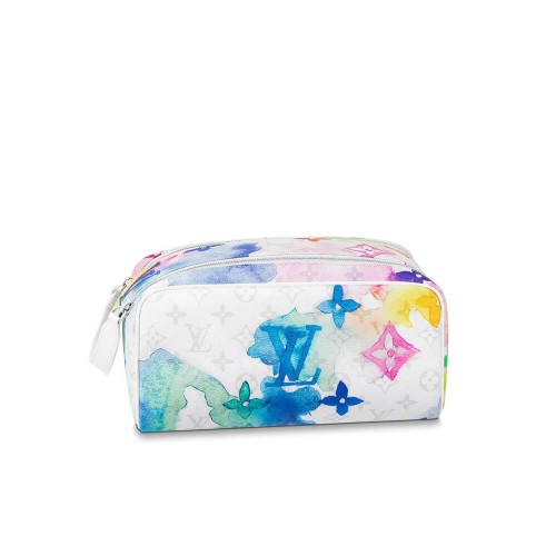 Louis Vuitton Monogram Watercolor Multico Dopp Kit M80500