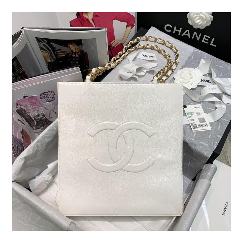 Chanel Shiny Aged Calfskin Shopping Bag AS1945