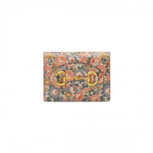 Gucci Horsebit 1955 Liberty London Card Case 621887