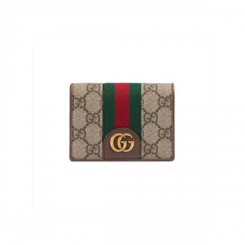 Gucci GG Card Case Wallet With Three Little Pigs 557801