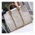 Chanel Deauville Tote 38cm Canvas Bag A66941 Cream / Beige