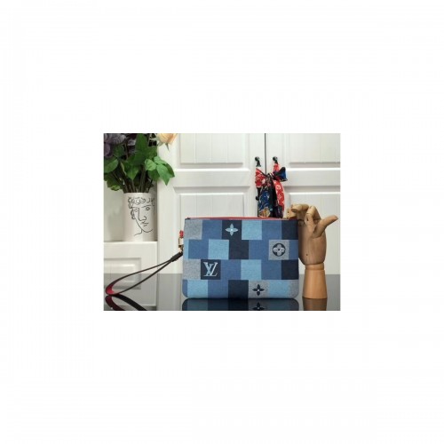 Louis Vuitton Monogram Denim Canvas City Pouch M68761