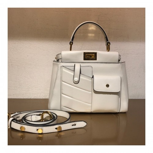 Fendi Peekaboo Iconic Mini Leather Bag 8BN311