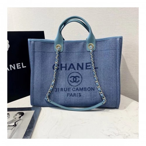 Chanel Mixed Fibers Shopping Bag GM A66941