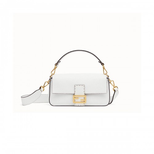Fendi Grained Calfskin Baguette Bag 8BR600