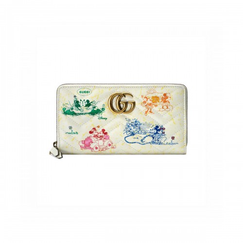 Disney x Gucci GG Marmont Zip Around Wallet 616765
