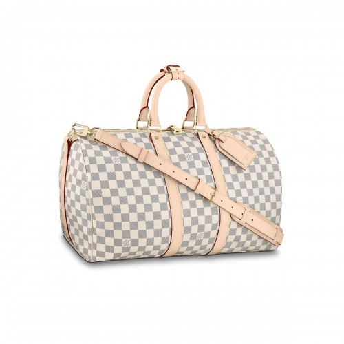 Louis Vuitton Damier Azur Keepall Bandouliere 45 N41430