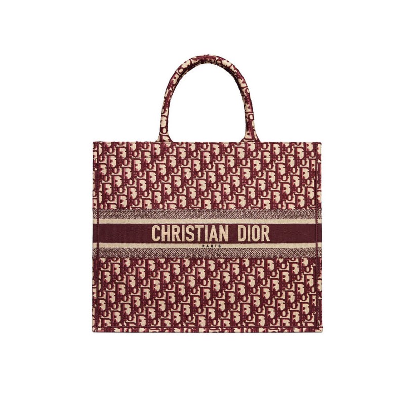 Dior Oblique Embroidered Velvet Book Tote M1286Z
