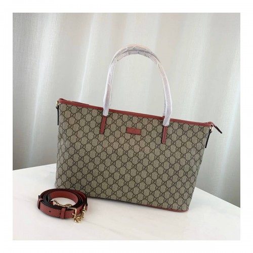 Gucci GG Supreme Zip Medium Tote Bag 353437
