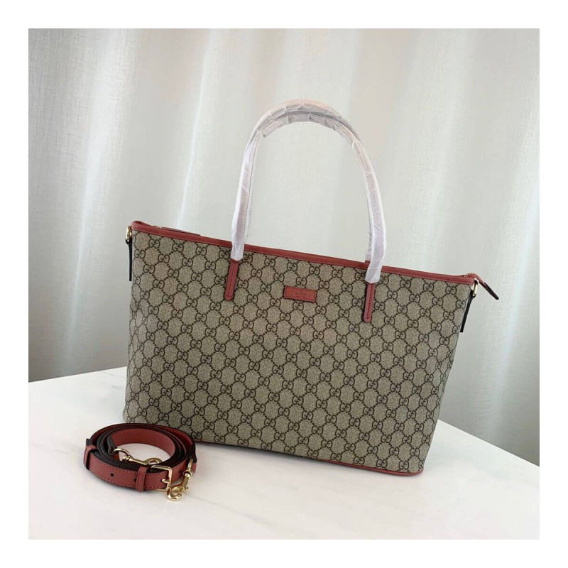 Gucci GG Supreme Zip Medium Tote Bag 353437