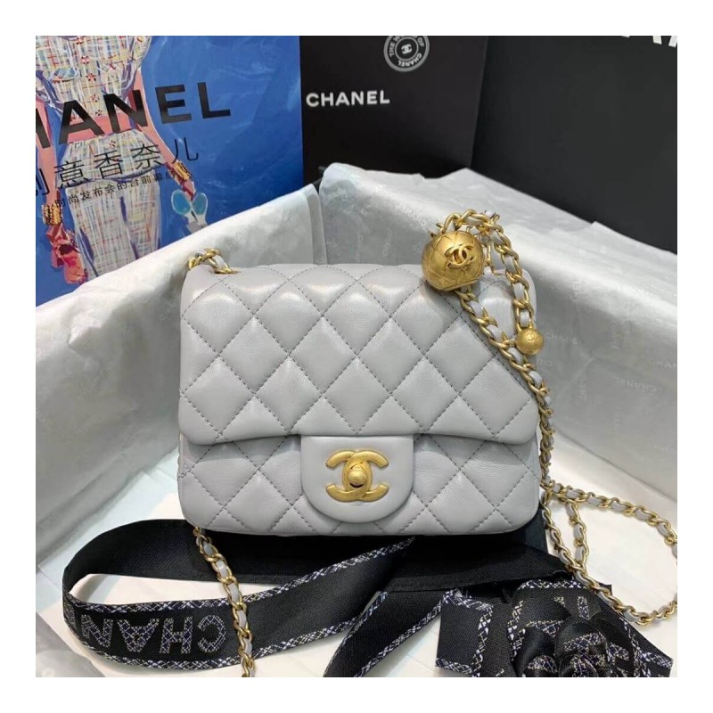Chanel Lambskin Flap Bag AS1786