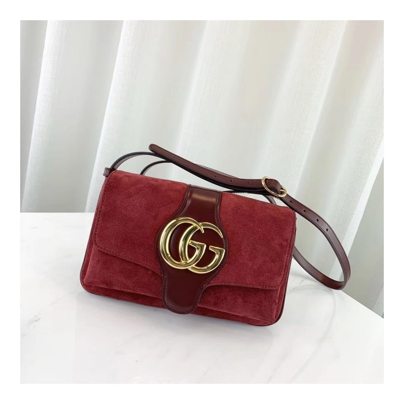 Gucci Suede Arli Small Shoulder Bag 550129