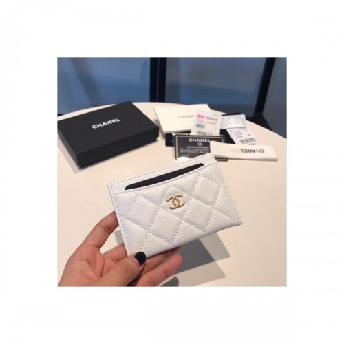Chanel Grainy Calfskin Classic Card Holder A31510