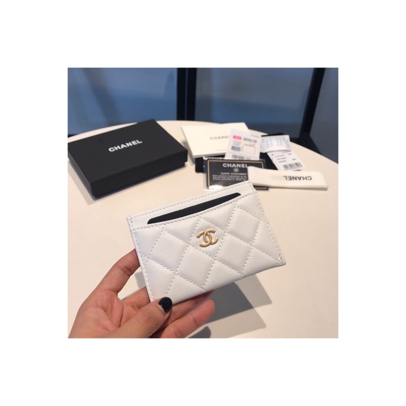 Chanel Grainy Calfskin Classic Card Holder A31510