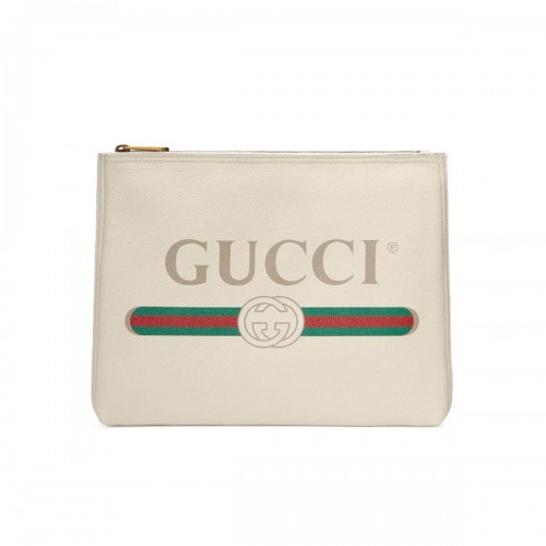 Gucci Print Leather Medium Portfolio 500981
