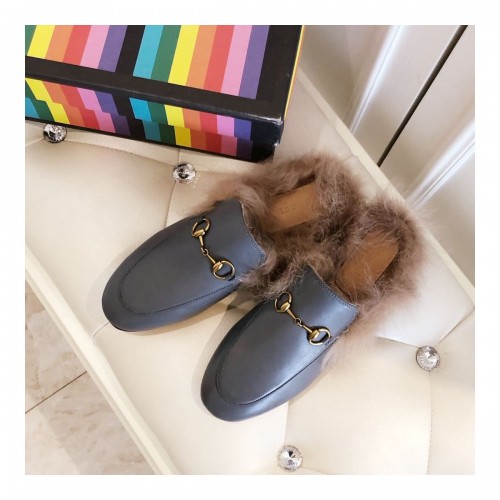 Gucci Princetown Leather Slipper 397749